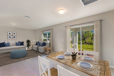 Dining space featuring healthy amount of natural l