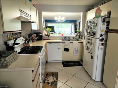 Long view of the kitchen