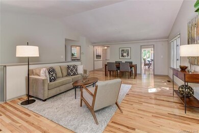 View from Sun Room to Great Room, Dining, kitchen 
