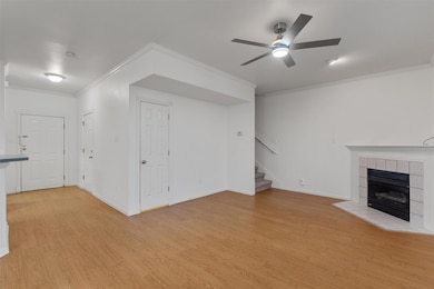 Enter inside to kitchen and living room.