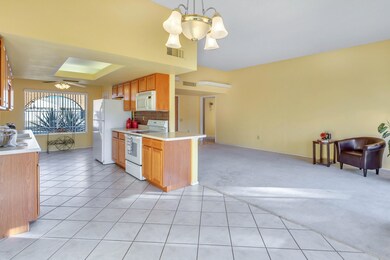 Kitchen and living room