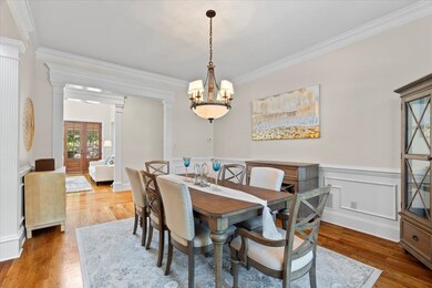 Dining area featuring hardwood / wood-style floors