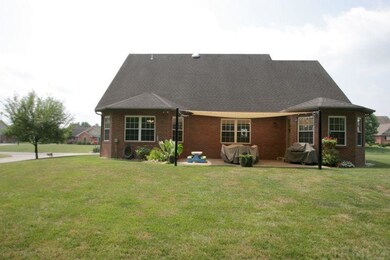 The back of the home is just as classy as the fron