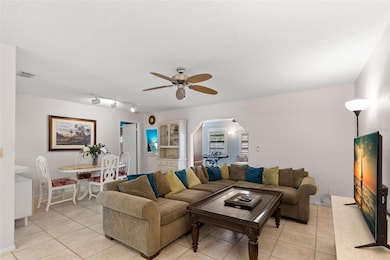 Living room from front door