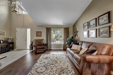 Vaulted Entry & Living Room