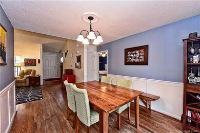 Large Hardwood dining area