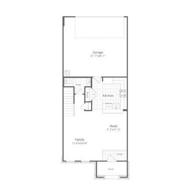 Crocket  1700Crocket First Floor Plan