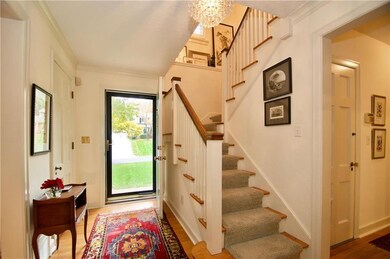 A lovely and welcoming entry way to greet family a