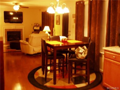 Large connected family room with kitchen so the co