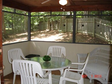 Backyard from screened porch