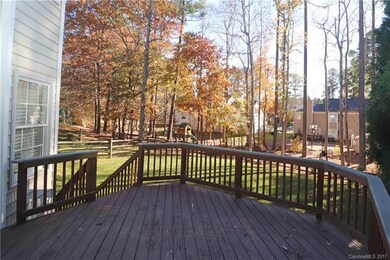 The backyard deck is setup with a natural gas line