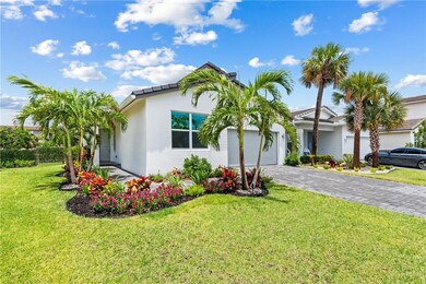 Beautiful and colorful tropical landscaping add to