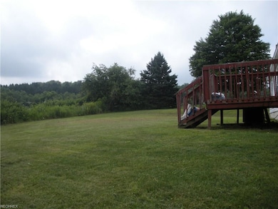 back porch and back yard