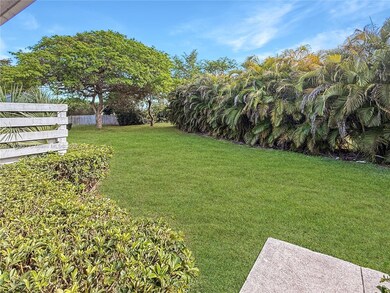 Secluded garden in front entrance