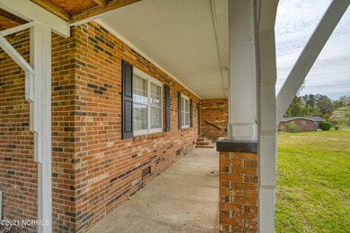 Front porch to neighoring house