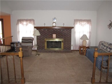 Great Room. Open floor plan with vaulted ceiling g