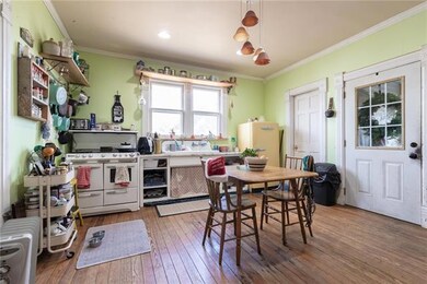Door in corner leads to walk in pantry