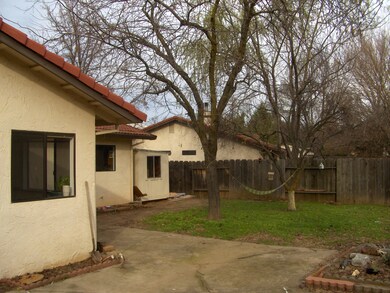 Portion of good sized backyard