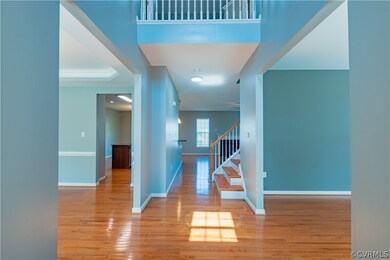 Foyer 19 foot ceiling