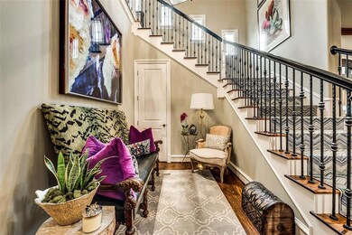 Entry hallway with storage