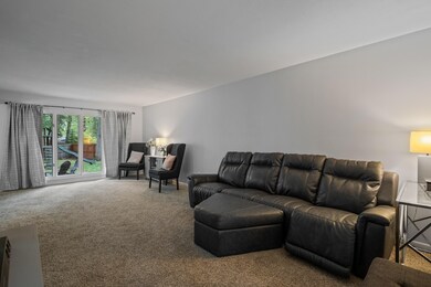 Living Room With Large Windows and View