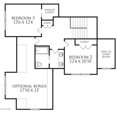 Azalea Coast Second Floor Plan C