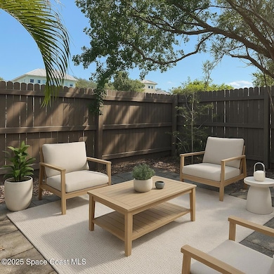 Courtyard Virtually Staged