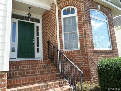 Warm brick entrance way welcomes you!