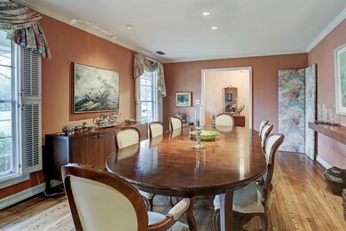 This view shows the entry hall in background.  (The shelf on the right and its supports have been removed and  holes patched.)
