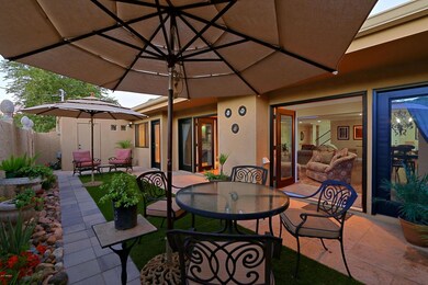 Private patio