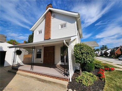 View of home's exterior and side porch.