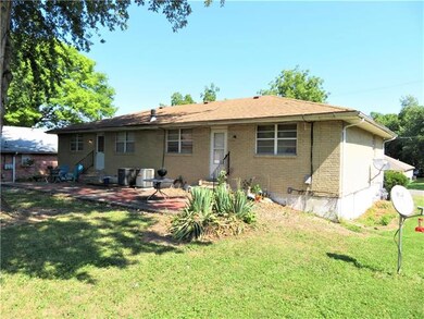 Rear patio
