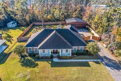 with over 2600 square feet of living, situated on 