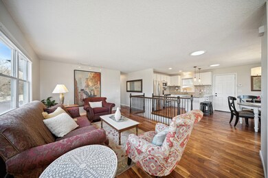 The open floor plan feels great.