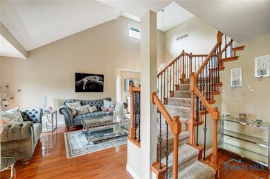 2 story dining room