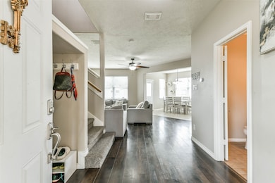 Spacious foyer is welcoming to all who enter