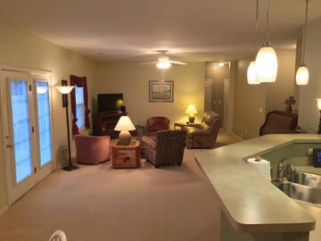 Tyler kitchen into living room