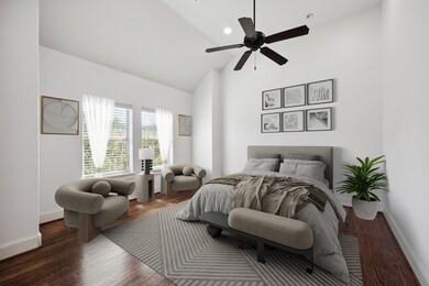Primary retreat with 2 large walk in closets (virt