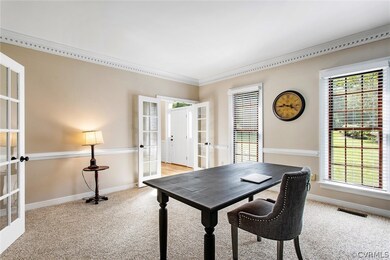 Office, french door to foyer.