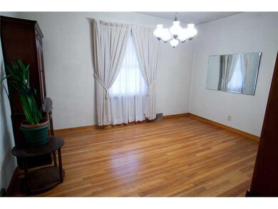 Master Bedroom. Beautiful original hardwood floors