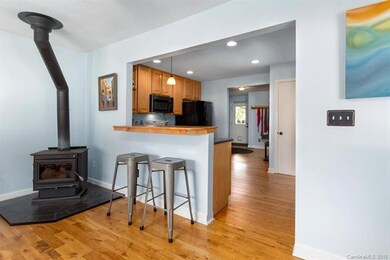 Wood Stove - Maple Counter