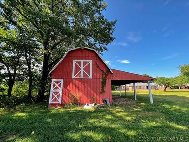 Classic little red barn