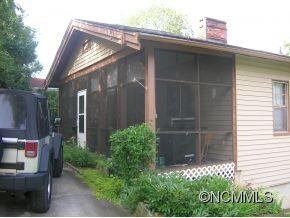 Private covered porch