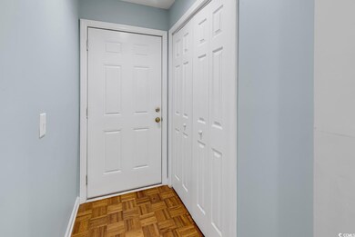 Doorway with baseboards