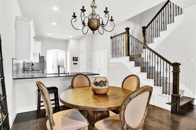 The dining area is spacious enough for any size ta