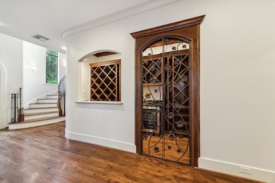 The home is designed for entertaining.  This wine