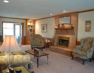 Living Room. The large living room features a beau