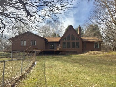 Rear view of house
