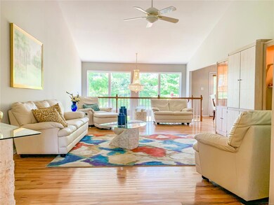 Stunning Great Room with Vaulted Ceiling.