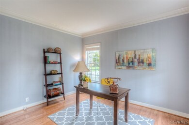 Formal living room currently used as office.